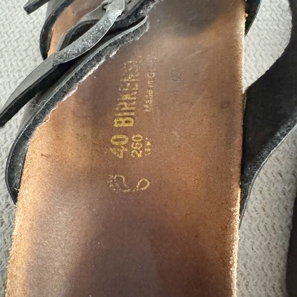 Amazon.com | Birkenstock Women Birkenstock Black Mayori Strappy Toe Sandal Size 40